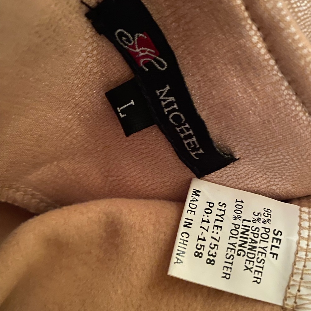 Michele Blush Leather Jacket - image 8